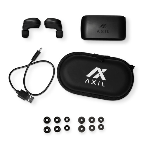 Axil - Активні навушники XCOR Pro - Bluetooth 5.2 - Чорний - XCOR-P-E - Навушники тактичні