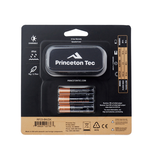 Фонарики - Princeton Tec - Налобный светодиодный фонарь Refuel - 300 лм - черный - RF23-BK/DK - Налобные фонари