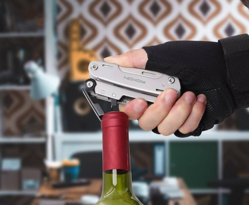 Багатофункціональні ножі - Roxon - Мультитул з набором насадок S801S - перламутрово-сірий - CM1334 - Багатофункціональні ножі