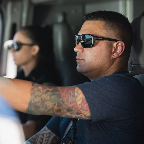 Засоби захисту - Bolle Safety - Захисні окуляри KNOX CSP Smoke Lenses - чорні - KNOXXT20M - Сонцезахисні окуляри