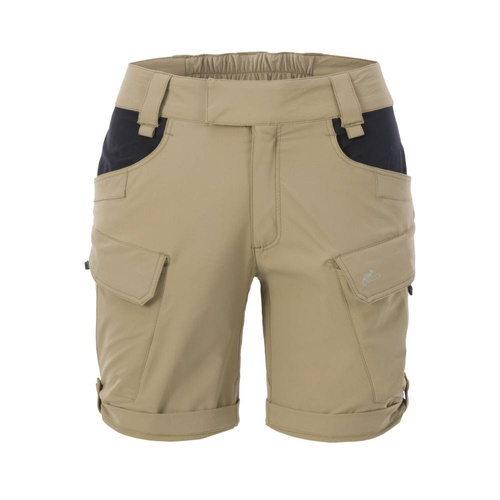 Шорты - Helikon - Шорты женские OTS® (Outdoor Tactical Shorts) 8.5" - Taiga Green / Чёрный - SW-OTS-VL-0901A