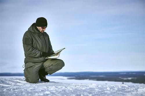 Зимові куртки - Helikon - Легка зимова куртка 7-го рівня - Climashield® Apex™ - Flecktarn - KU-L70-NL-23