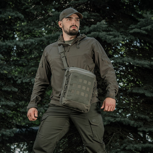 Сумки - M-Tac - Сумка на плечо Laser Cut Hex - Cordura - Ranger Green - 10241023