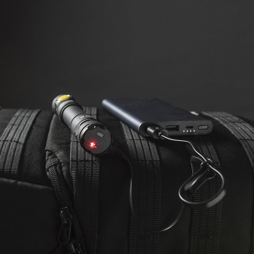 Armytek - Світлодіодний ліхтар Partner C2 - Біле світло - 1100 лм - 18650 - чорний - F07802C - Тактичні ліхтарики