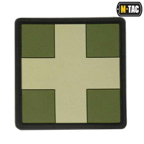 M-Tac - 3D PVC Нашивка Medic Cross Square patch - Оливковый - 51124001 -  Группа крови, медицинские