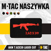 M-Tac - AKM 7.62x39 Laser Cut patch - Black/Black - 51110233