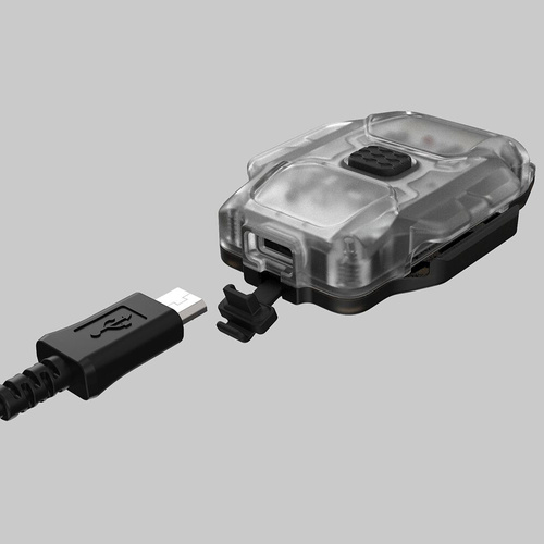 Налобные фонари - Armytek - LED карманный фонарик Crystal WRB - маячок - 150 лм - синий/серый - F07202B