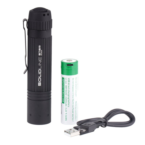 Ledlenser - Ліхтар акумуляторний Solidline ST6R - 900 люмен - 502212 - Тактичні ліхтарики - Ліхтарики