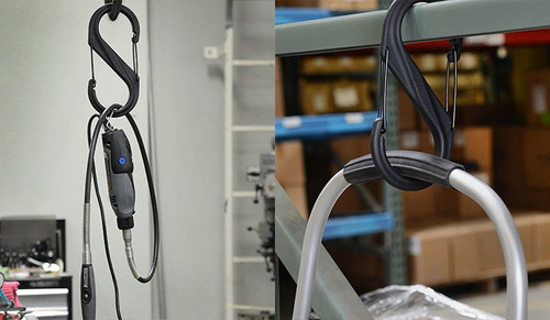 Nite Ize - S-Biner #8 Plastic Black Gate Carabiner - Black - SBP8-03-01BG - Карабины - Кемпинг