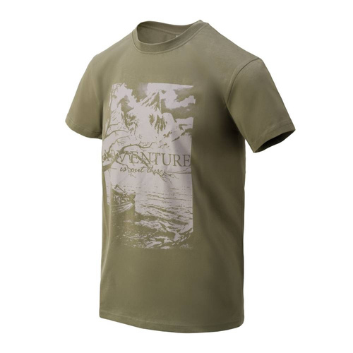 Helikon - Футболка T-Shirt Adventure Is Out There - Olive Green - TS-AIO-CO-02 - Футболки