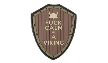 101 Інкорпорейтед. - 3D нашивка - F*ck Calm - коричневий/зелений - 444130-5409