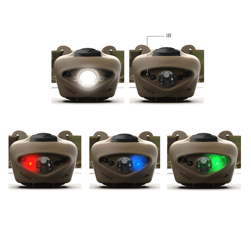 Тактические фонари - Princeton Tec - Налобный фонарь VIZZ TAC MPLS - TAN / MultiCam - VIZZ-MPLS-MC