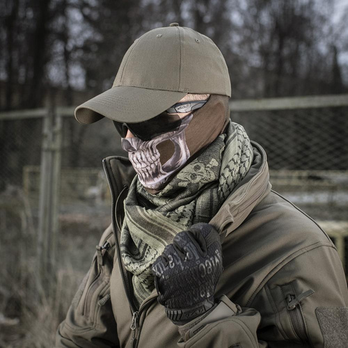 M-Tac - Лёгкая шарф-балаклава Reaper Skull - Olive Drab - HLI-SSB-OD - Балаклавы - Одежда
