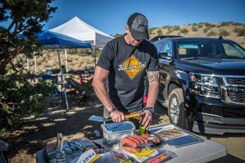 Helikon - Футболка Helikon-Tex Дорожній знак - оливково-зелений - TS-HRS-CO-02 - Футболки - Одяг