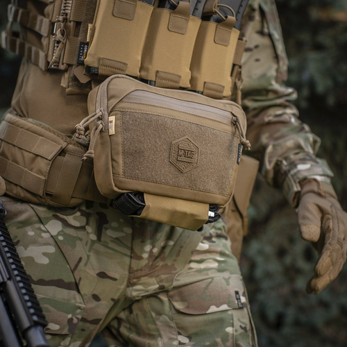 Спорядження - M-Tac - Карго-кишеня для тактичного жилета Large Elite Gen.II - Coyote - 10249005 - Адміністраторські підсумки, ID чохли