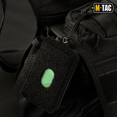 M-Tac - Патч-панель з кишенею для посвідчення особи з ремінцем - чорний - 10118002 - Нашивки - Одяг