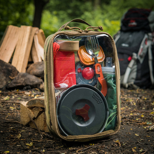 M-Tac - Органайзер Elite Large Transparent Pocket - 30 x 19 cm - Multicam - 10147008-L - Органайзеры тактические