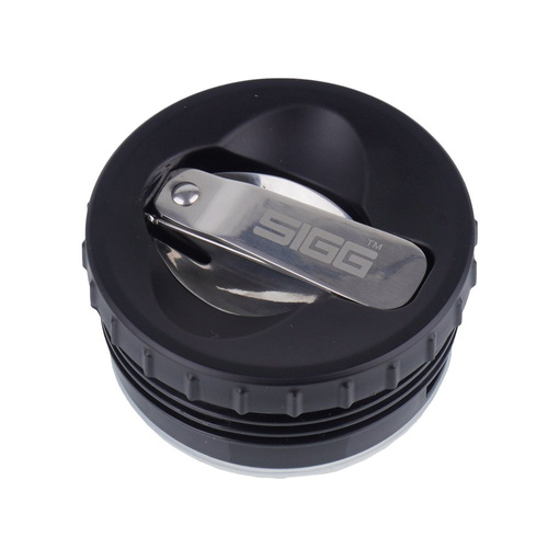 Термоси і термокружки - SIGG - Харчовий термос з чашею та виделкою Gemstone Obsidian Food Jar - 0.5 л - чорний - 8733.90