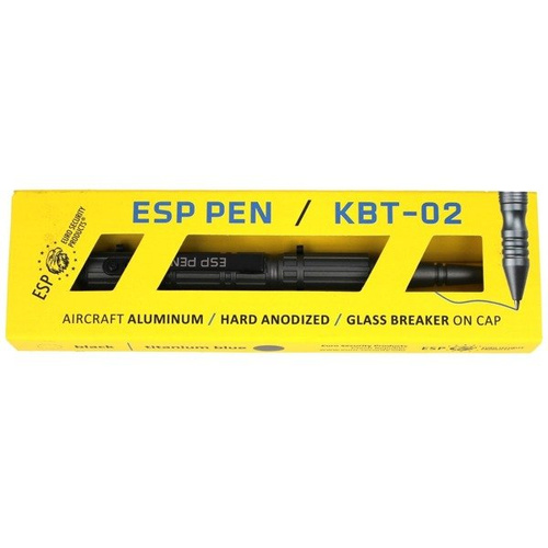 ESP - Тактична ручка - Titanium Blue - KBT-02-T - Тактичні ручки та олівці - Спорядження