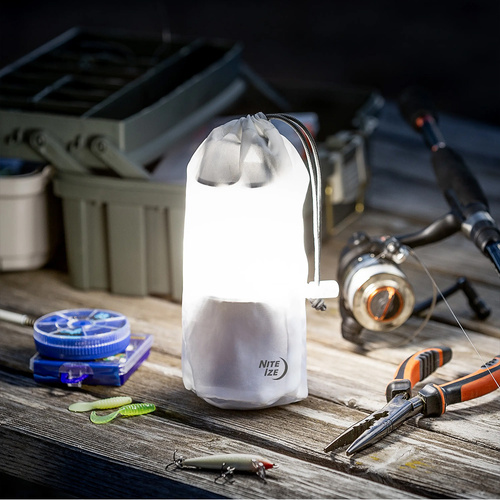 Фонарики на аккумуляторе - Nite Ize - Radiant® RL3™ PowerSwitch™ Rechargeable Camping Light - 500 lm - Gray / Blue - RL3-03-R8