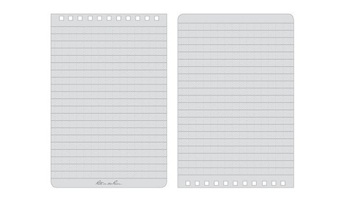 Rite in the Rain - Водонепроникний блокнот - 4 x 6" - OR46 - насичений помаранчевий - Водонепроникні блокноти - Туризм