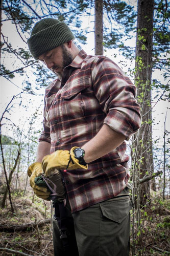 Тактичні сорочки - Helikon - Сорочка Defender Mk2 Pilgrim Shirt® - Ginger Plaid - KO-DPG-SR-P2401