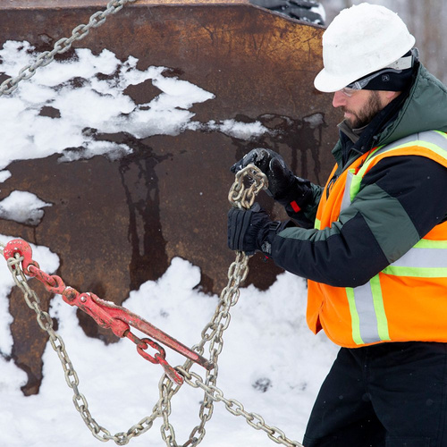 Mechanix - Зимние защитные перчатки ColdWork Peak - серый / черный - CWKPK-58 - Тактические перчатки