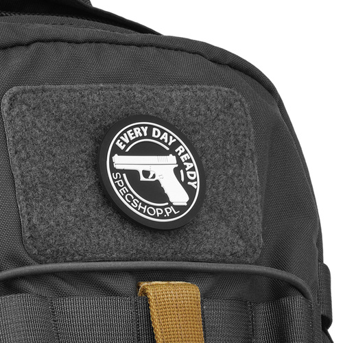 Нашивки - SpecShop.co.uk - Тактична нашивка на липучці - кругла - чорна - 50x50 мм.