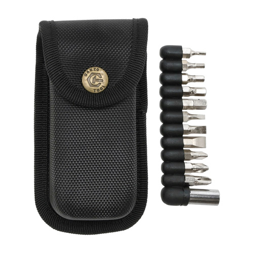 Багатофункціональні ножі - Ganzo - Мультитул G205-B з набором насадок - 10 інструментів - чорний - G205-B - Багатофункціональні ножі