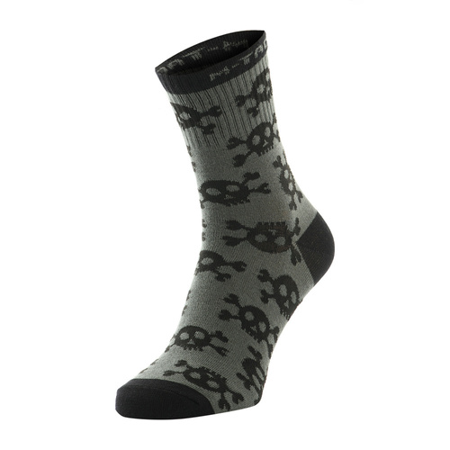 Шкарпетки літні M-Tac - Mk.3 - Pirate Skull - Olive - 30903901  - Шкарпетки