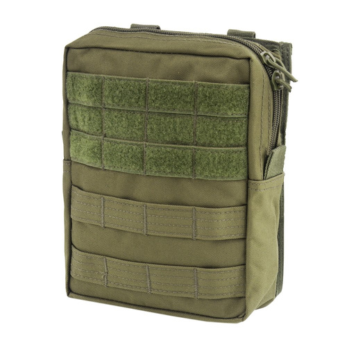 Mil-Tec - Вантажна універсальна кишеня MOLLE - Велика - Зелена OD - 13487101 - Органайзери тактичні
