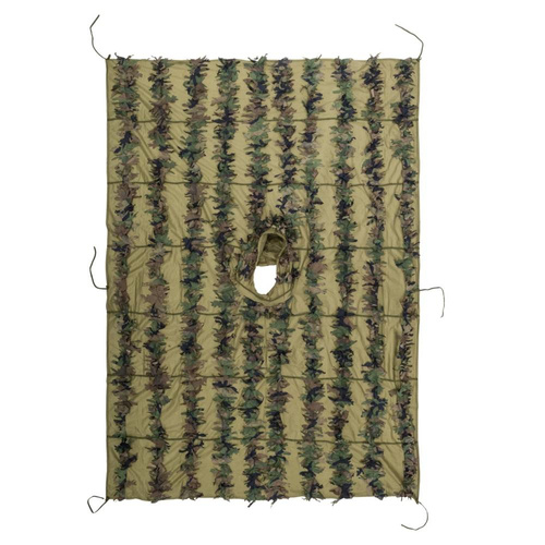 Helikon - Камуфляжный костюм Leaf Ghillie Poncho® - US Woodland - PO-LFG-PO-03 - Маскировочные сетки