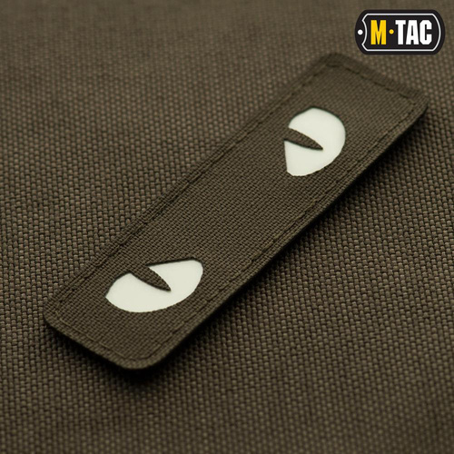 M-Tac - Нашивка Morale Patch - Cat Eyes - Laser Cut - Ranger Green - 51009239 - Нашивки - Одежда