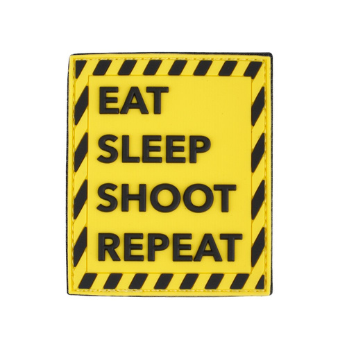 101 Inc - Нашивка 3D - Eat Sleep Shoot Repeat - 444130-7342 - Нашивки