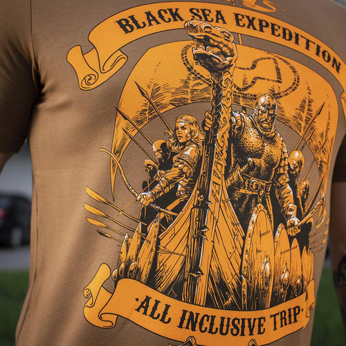 M-Tac - Чоловіча футболка Black Sea Expedition - Coyote Brown - 80025017 - Футболки