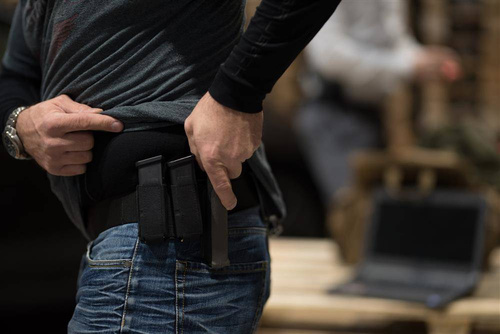 Снаряжение - Direct Action - Подсумок Low Profile Pouch® для двух магазинов - 9mm/.40/.45 - Shadow Grey - PO-PTLP-CD5-SGR - Подсумки тактические