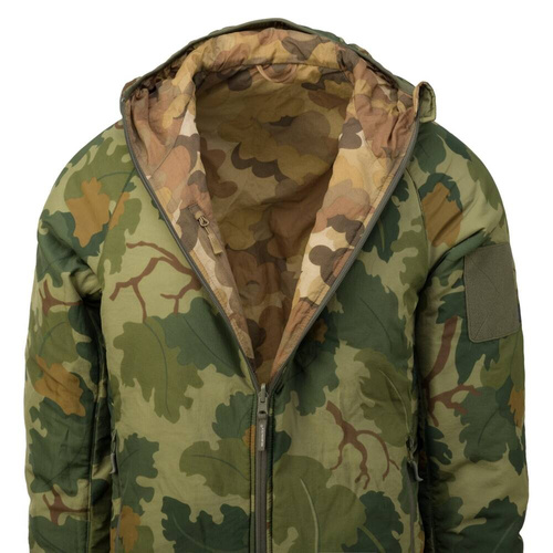 Helikon - Куртка двостороння Reversible Wolfhound Hoodie® - Pencott Wildwood / Pencott Snowdrift - KU-RWH-NL-4544A - Зимові куртки