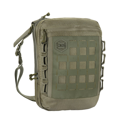 Сумки - M-Tac - Сумка через плече Laser Cut Hex - Cordura - Ranger Green - 10241023