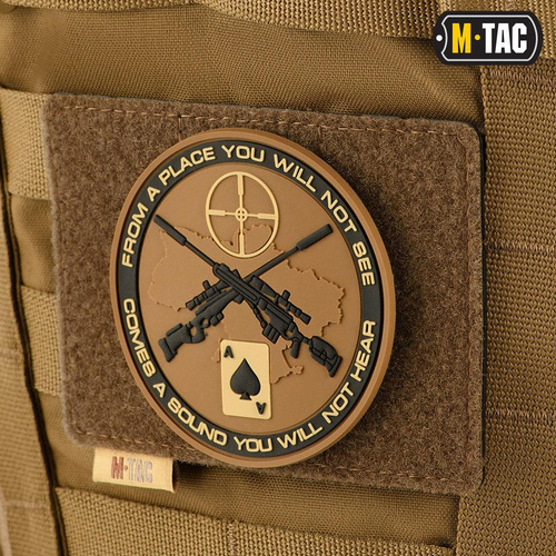 Одяг - M-Tac - Комутаційна панель MOLLE - 120 x 85 мм - Coyote - 10121005 - Нашивки