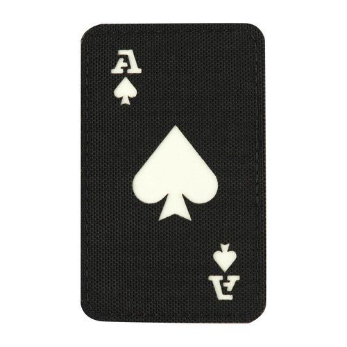 M-Tac - нашивка Ace of Spades - 500D Cordura - Black / Fluorescent - 51109299 - Нашивки