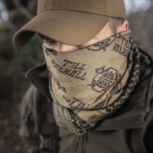 Бандани, арафатки, шарфи-труби - M-Tac - Хустка Shemagh Til Valhall - Чорний / Coyote - 40907005