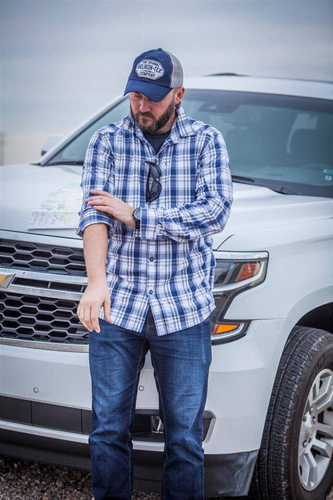 Helikon - Рубашка TRIP Nylon Blend - Indigo Plaid - KO-TRI-NB-P8