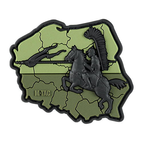 M-Tac - Нашивка Husaria 3D - Моральная нашивка - Olive - 51010001 - Нашивки
