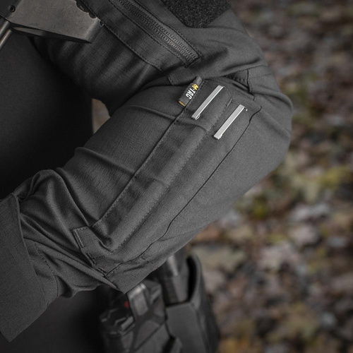 Одежда - M-Tac - Тактическая рубашка Letni - Чёрный - 20473002 - Боевые рубашки