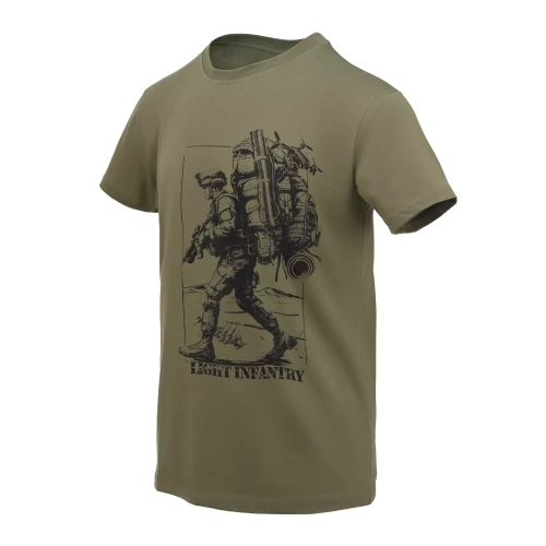Гелікон - Футболка Light Infantry - Оливково-зелений - TS-LIF-CO-02 - Футболки