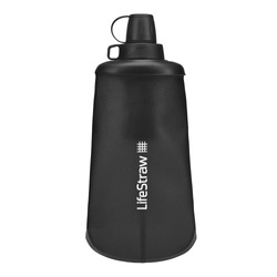 LifeStraw - Peak Squeeze Collapsible Bottle - 0.65 L - Dark Mountain Gray