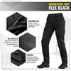 M-Tac - Жіночі брюки-чоботи Aggressor Lady Flex Boot Pants - чорний - 20069002