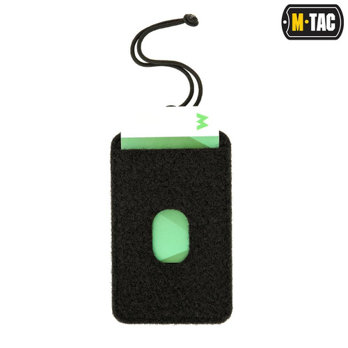 Нашивки - M-Tac - Патч-панель с карманом для идентификационных карт со шнурком - Черный - 10118002