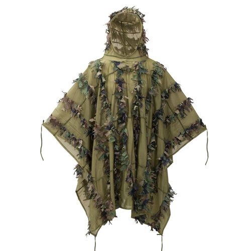 Маскировочные сетки - Helikon - Камуфляжный костюм Leaf Ghillie Poncho® - US Woodland - PO-LFG-PO-03