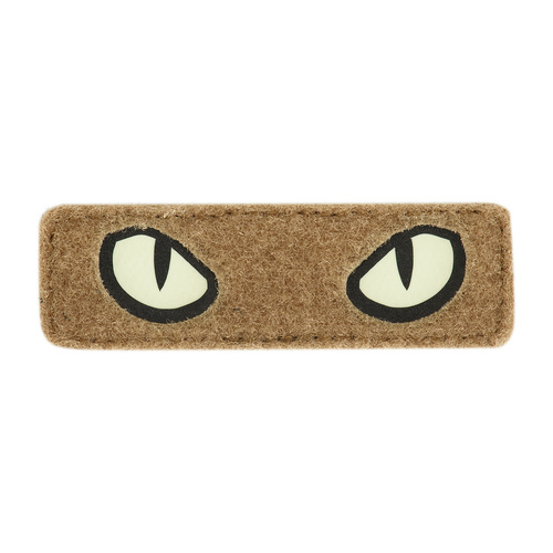 M-Tac - Нашивка Cat Eyes Type 2 patch - Laser Cut - Coyote / Флуоресцентный - 51350005 - Нашивки